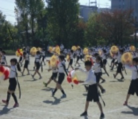 体育参観３年１
